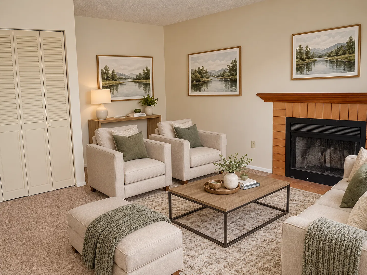 $250 Move-In Special! Spacious 2-Bedroom Apartment with In-Unit Laundry & Fireplace — Photo 2