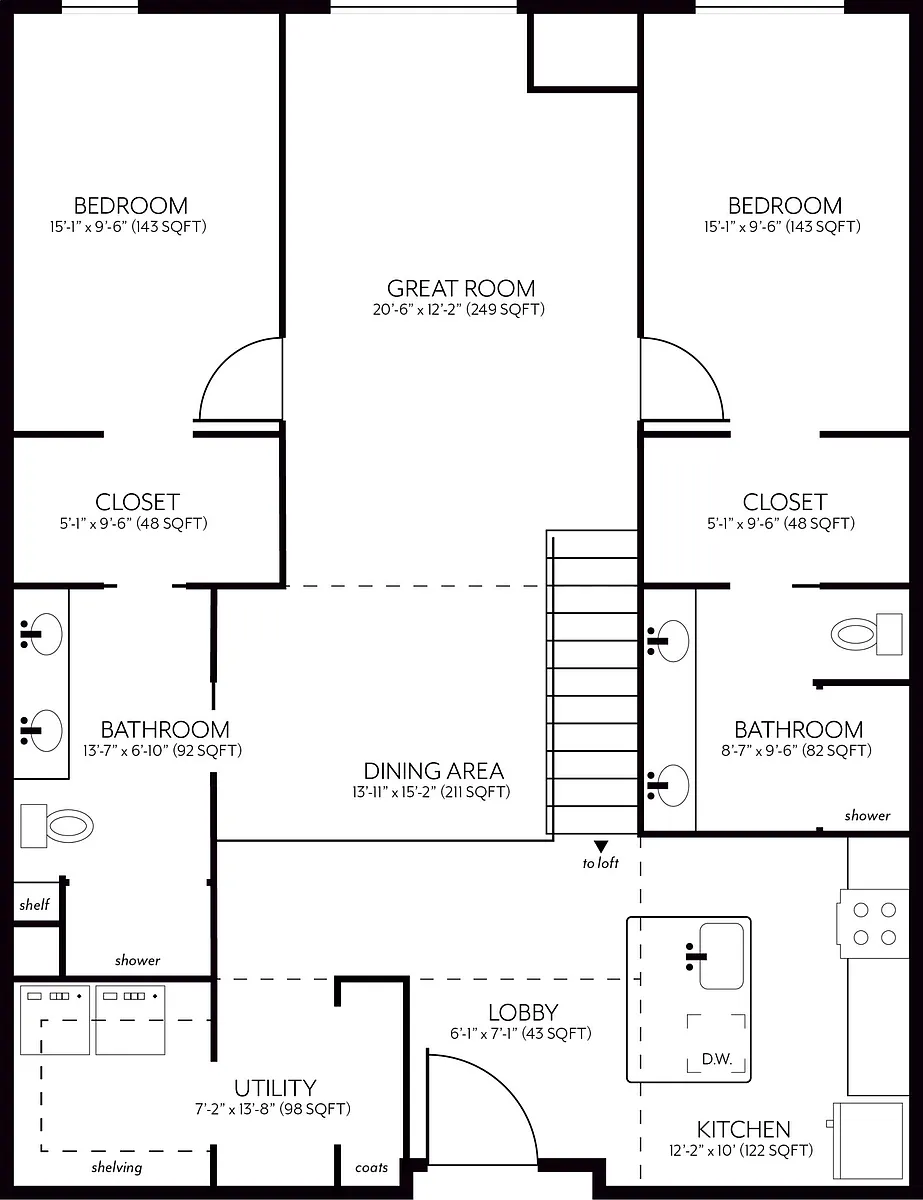 Floor plan G - Currently Unavailable