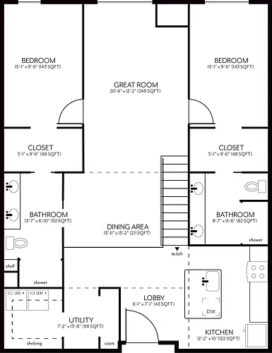 Floor plan G - Currently Unavailable