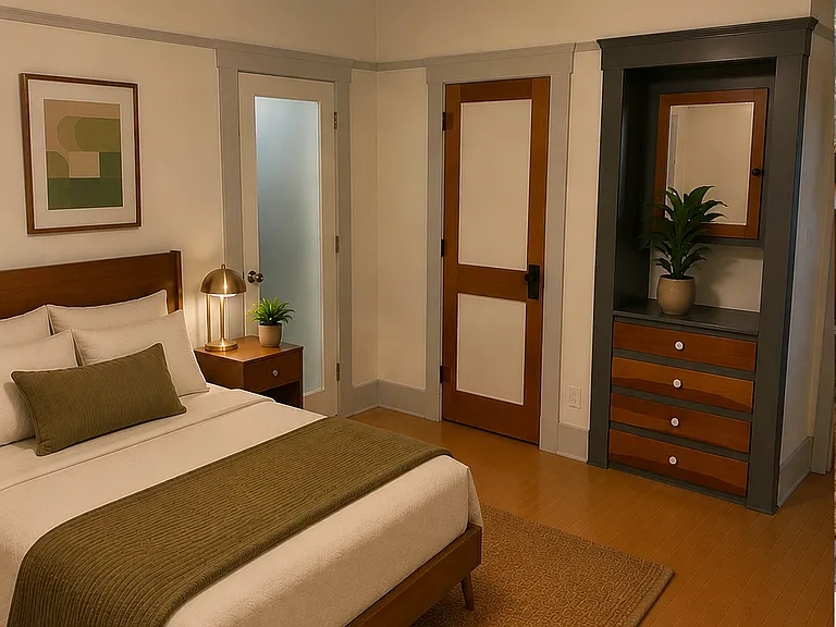Primary Suite #2 with AI staging
