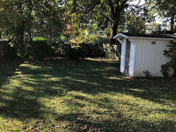 Yard in the summer