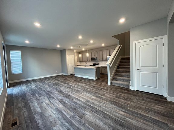 Open Living Room and Kitchen Areas