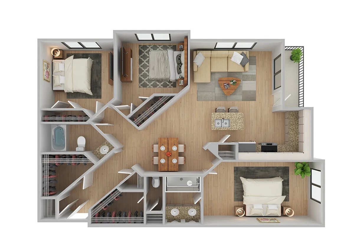 Floor plan Vista | Renovated