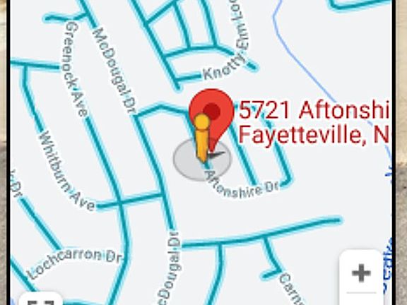 Map Aftonshire Drive