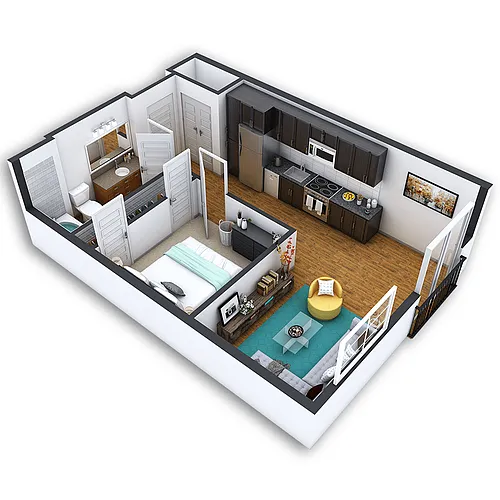 Floor plan Baker Platinum