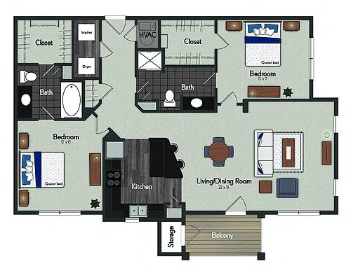 Floor plan Barrington
