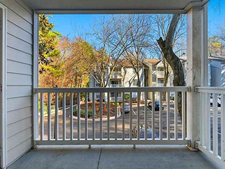 Take in peaceful views from your private patio