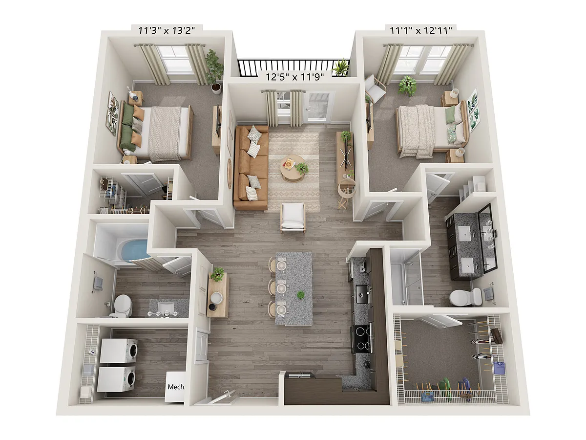 Floor plan B1