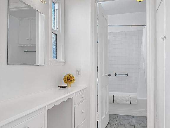 Vanity area.