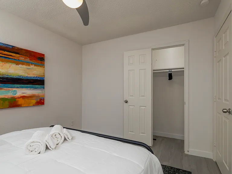 Bedroom #2 with queen sized bed.