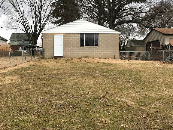 Fenced in backyard 