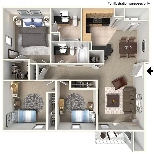 Floor plan 3x2A