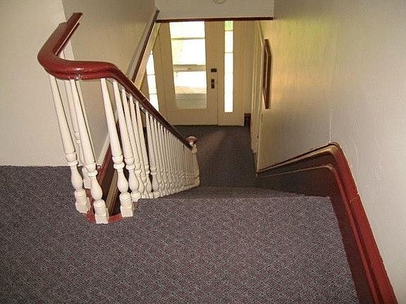 top of stairs