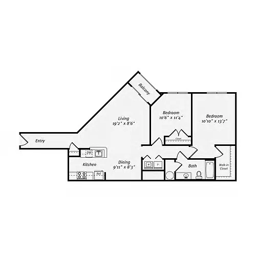 Floor plan B3A