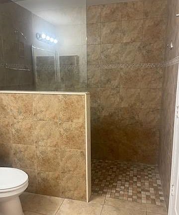 Curb less Shower