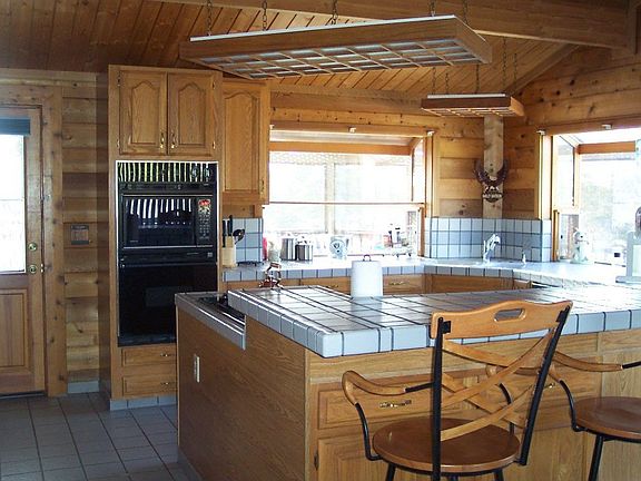 Spacious kitchen.
