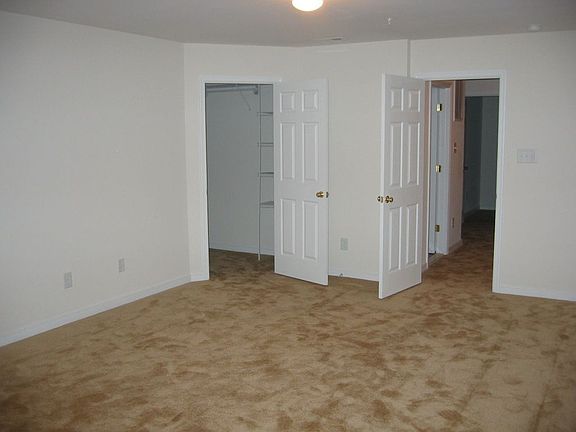 Master bedroom with walk-in closet