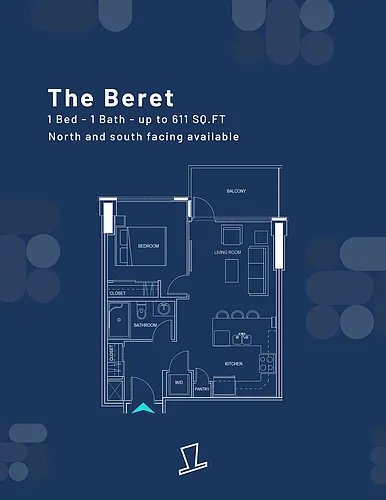 Floor plan The Beret