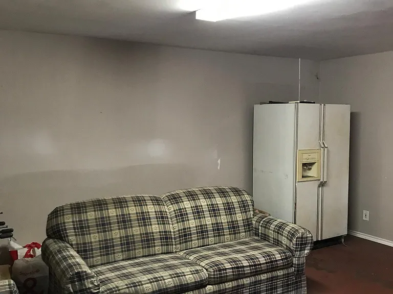 Garage lounge.