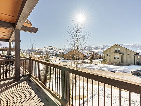 Balcony with gorgeous view just off great room