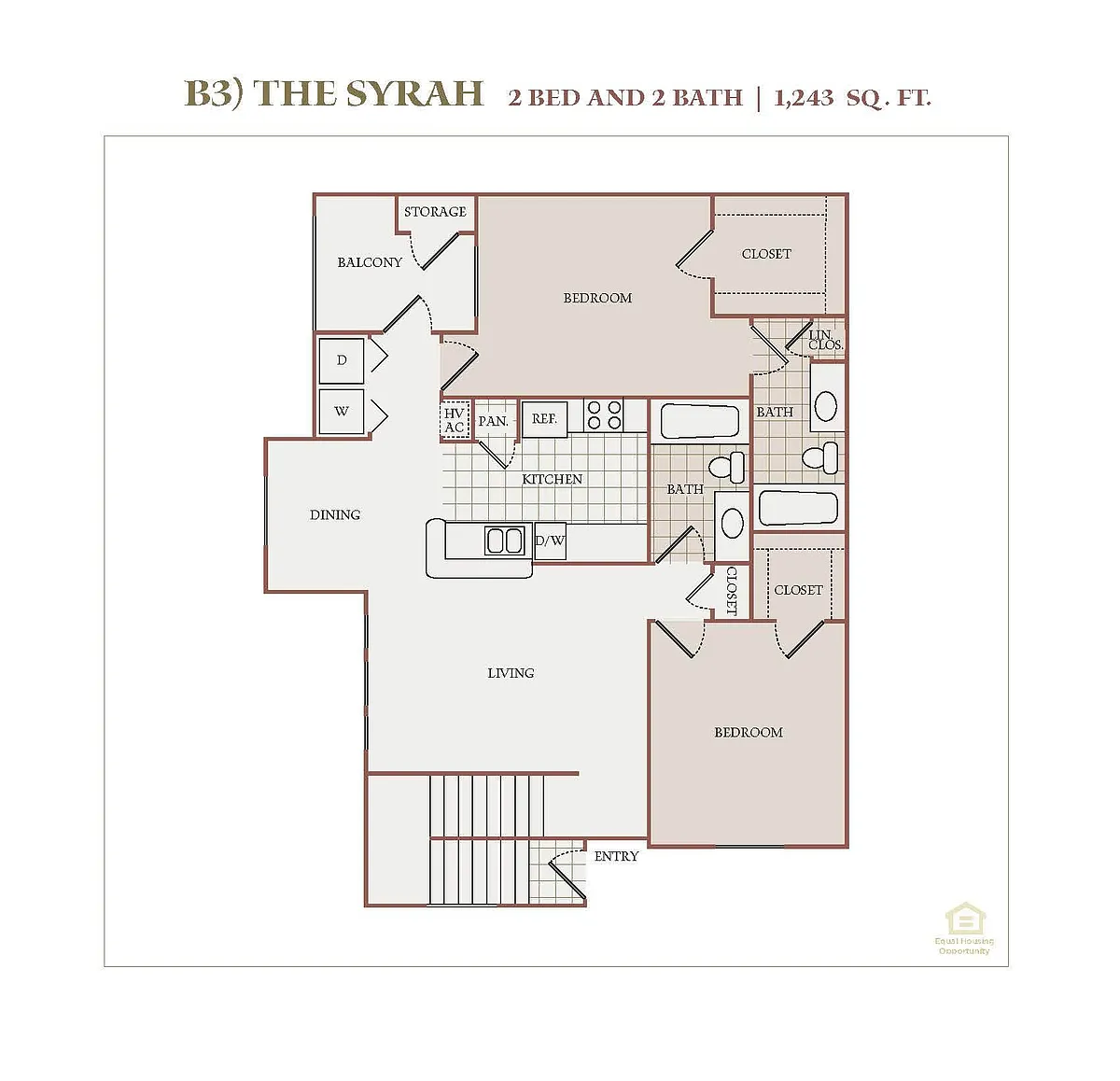 Floor plan B3 (The Syrah)