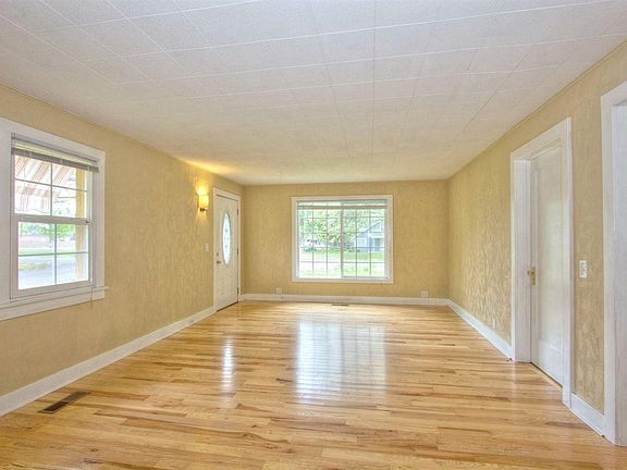 Real hardwood in the living room