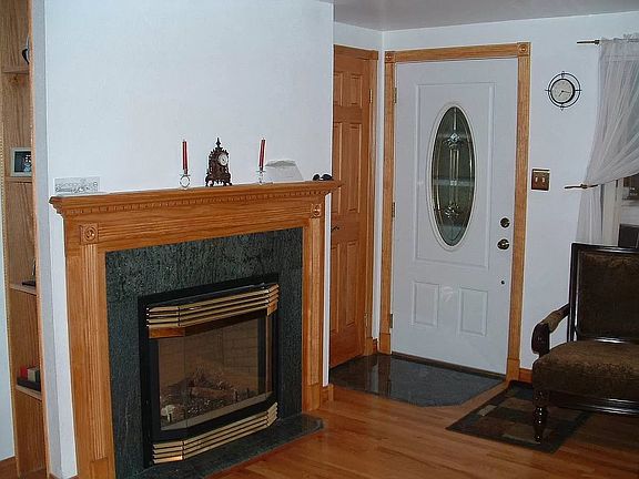 front door into living room