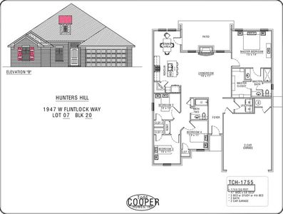 1947 W Flintlock Way, Mustang, OK, 73064