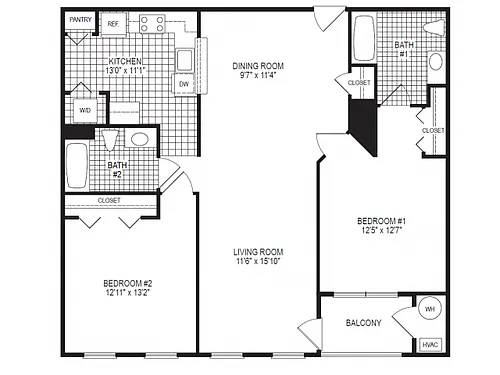 Floor plan Cambridge