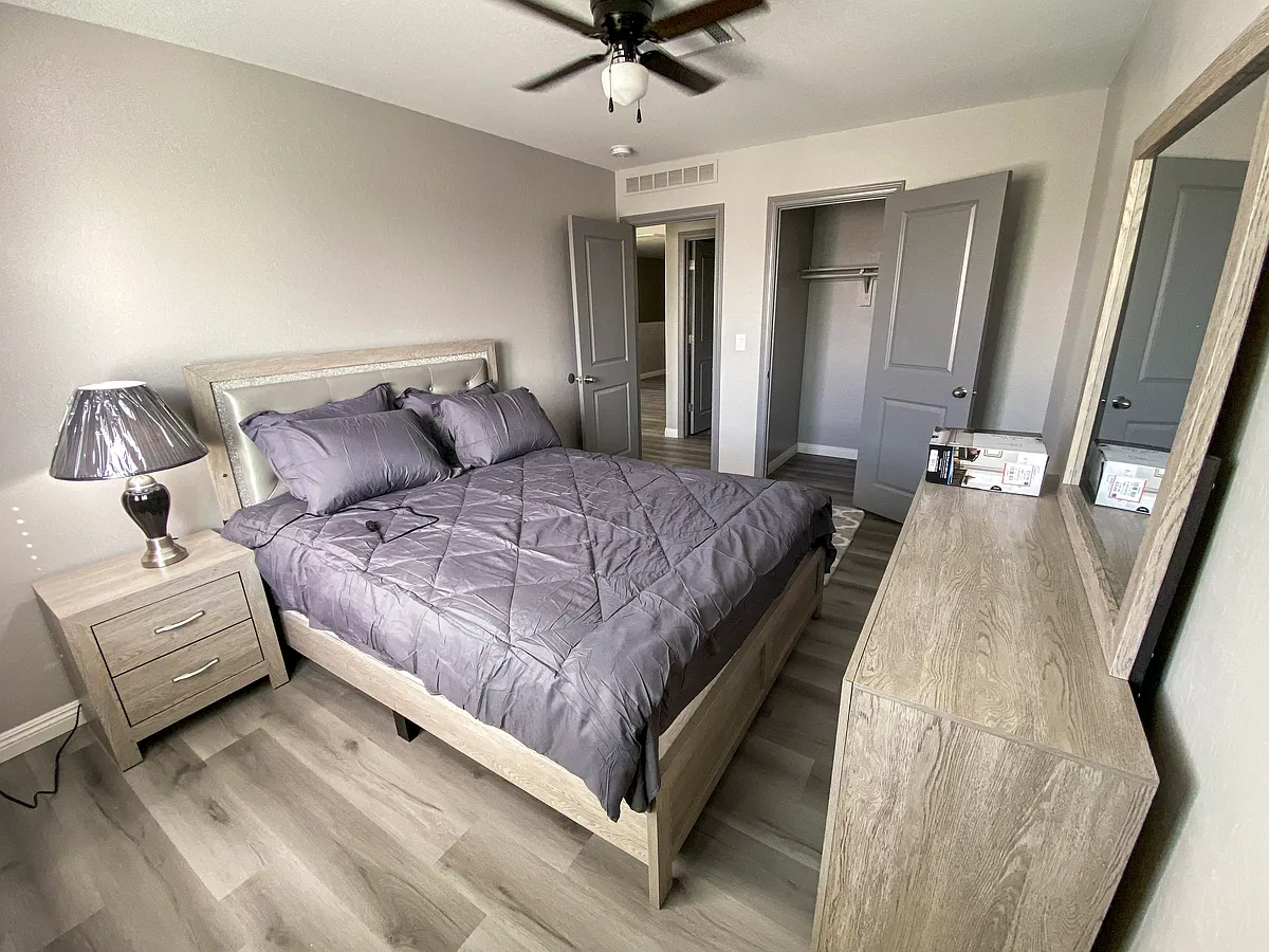 Photo 1 of 5 - Celta Vigo Ave - North Las Vegas, NV well-lit, huge closet, facing park and open street area, top floor, across from shared bathroom. fully-furnished + outfitted - Celta Vigo Ave