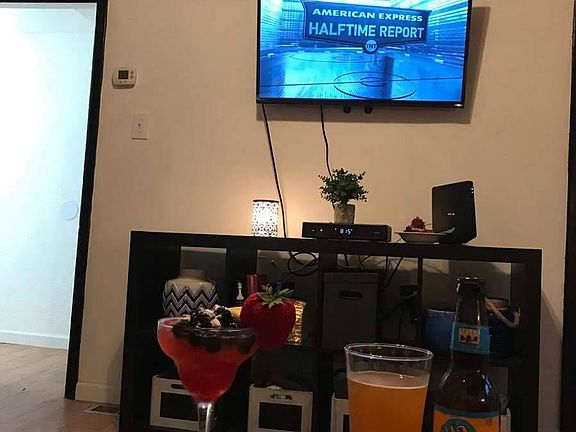 TV/Custom Living room table and entertainment
