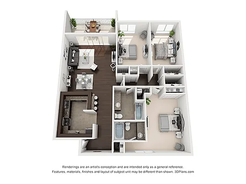 Floor plan C1- Flats