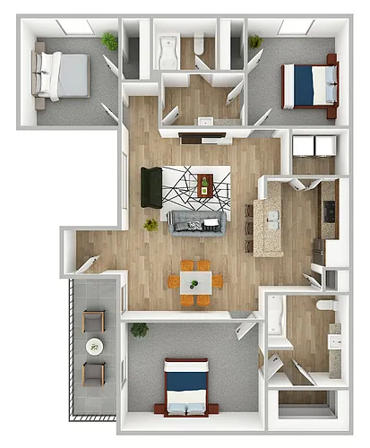 Floor plan C1