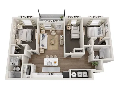 Floor plan Sugar Mill