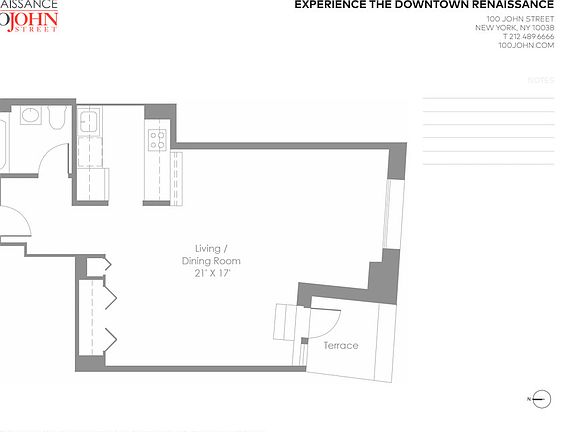 2nd image of 100 John St APT 1714