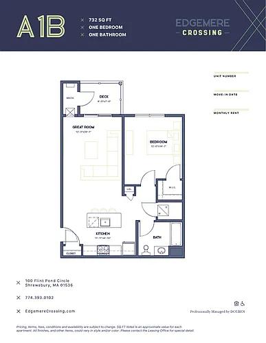 Floor plan A1B