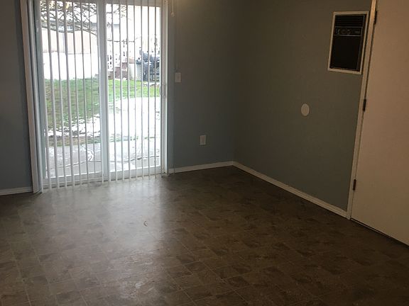 Kitchen Dining area looking out to the fenced back yard