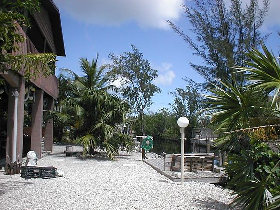 Canal side of house.