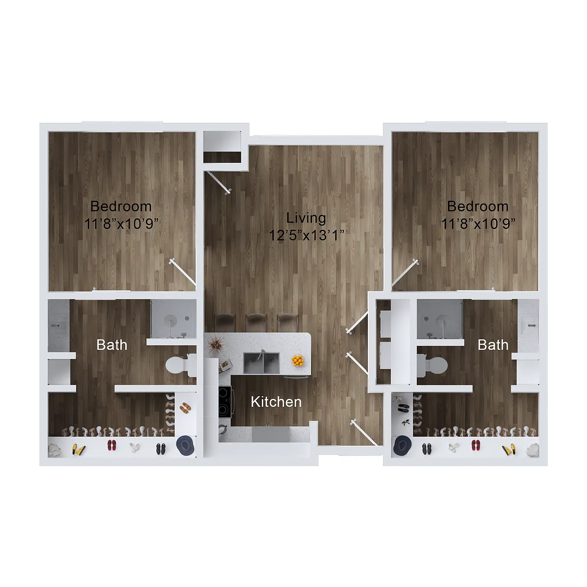 Floor plan B1