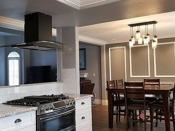 Kitchen facing dining/Living