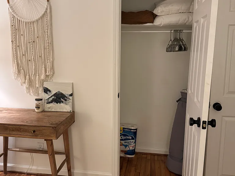 Third Bedroom/home office - standard closet space for storage/more hanging space.