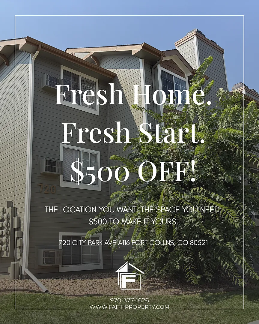 $500 Off First Month Prime Location Near CSU! — Photo 1