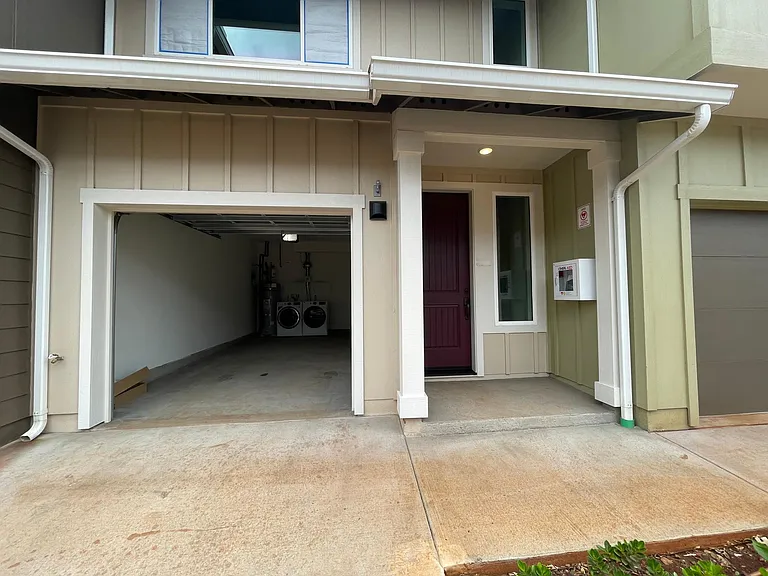 Enclosed garage (250 sq. feet) with Electrical Ready (EV) outlet hook up option available. 2nd car parking fronting driveway. Additional guest parking plus street parking