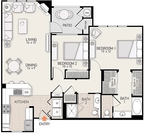 Floor plan Plan P