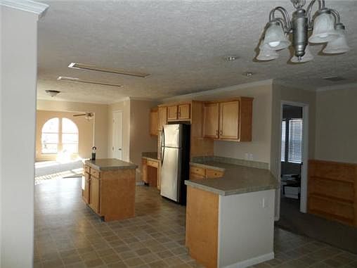 Kitchen is huge and open