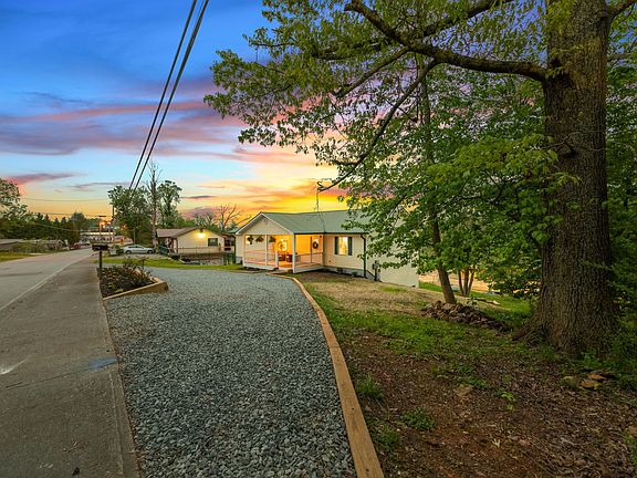 Main level front, off-street parking, front porch
