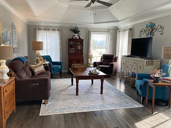 Beautiful tray ceiling 