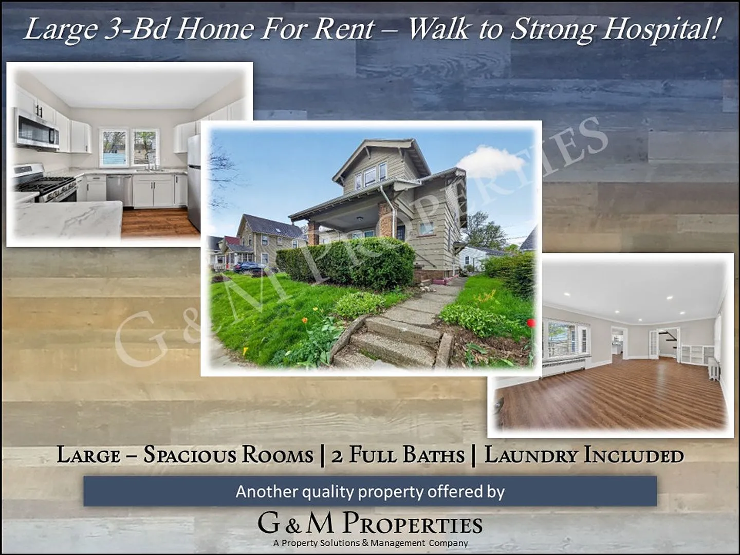 3-Bedroom Home Near Strong Hospital & the University of Rochester — Photo 1