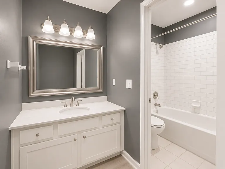 Guest bedroom bathroom