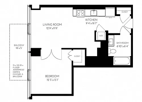 Floor plan 1C - 1